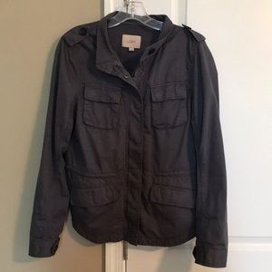 🎉🎉Ann Taylor Loft Steel Grey Jacket! Cute!!